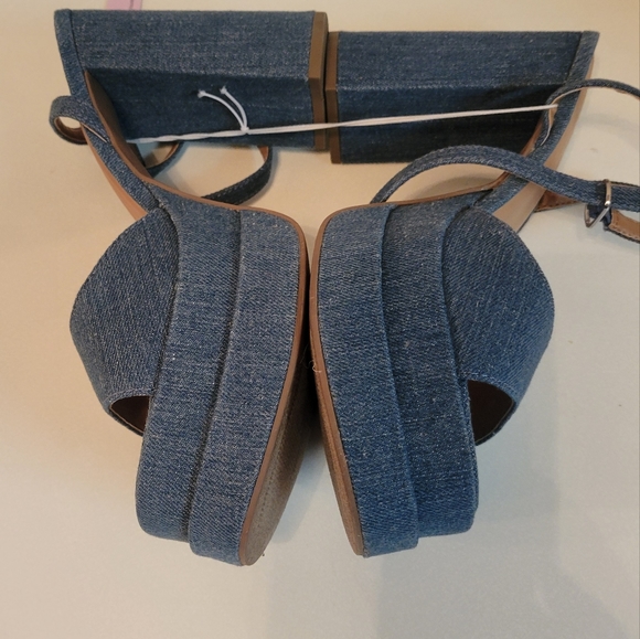 NWT Women's Alessia Platform Heels - Wild Fable Blue size 9.5 - Picture 8 of 11